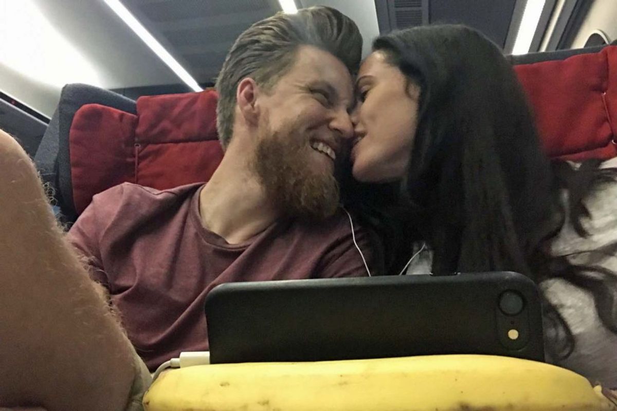 Jesper Søvndal er blevet kæreste med bloggeren Johanne Mygind. Privatfoto.