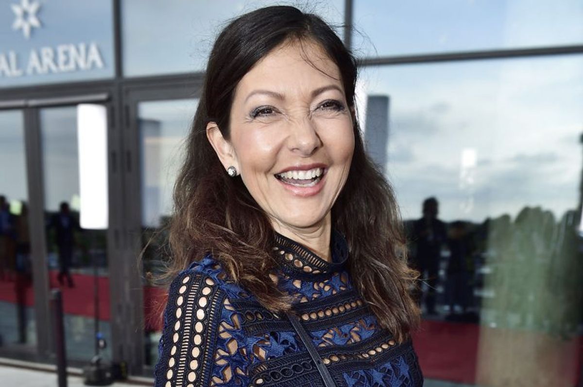 Her er det grevinde Alexandra på den røde løber til DR’s fødselsdagsshow ‘Hele Danmark fejrer Kronprinsen’ i forbindelse med kronprinsens 50-års fødselsdag i Royal Arena i København, søndag den 27. maj 2018.. (Foto: Tariq Mikkel Khan/Ritzau Scanpix)
