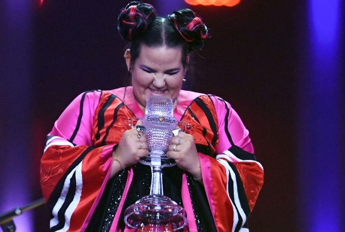 2018: Netta vandt Eurovision Song Contest med sangen “Toy”. Det var fjerde gang, Israel vandt Eurovision. Foto: Francisco LEONG/Scanpix