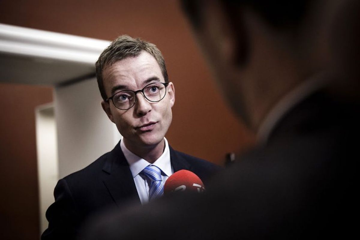 Esben Lunde Larsen (V). (Foto: Thomas Lekfeldt/Scanpix 2018)