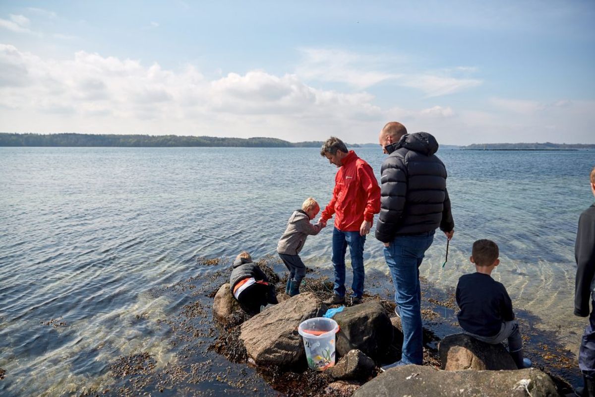 Dagen bød på krabbejagt og bålmad. Foto: Simon Caspersen/Red Barnet. KLIK OG SE FLERE BILLEDER.