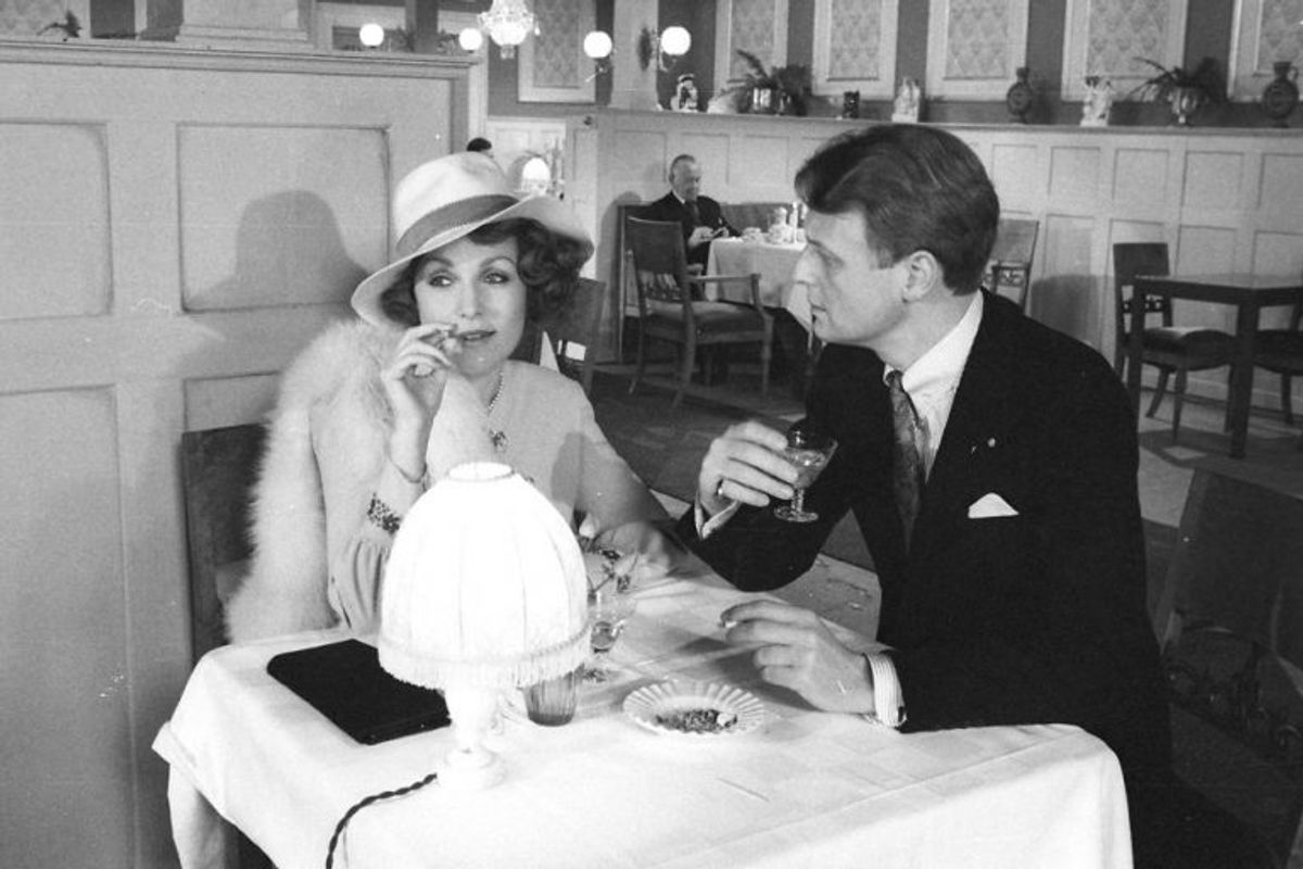 Susse Wold og Bent Mejding havde et spektakulært parløb gennem adskillige af tv-seriens mange afsnit. Og de blev rost for at spille yderst intensivt sammen. De to har kendt hinanden siden 1959 – altså cirka 20 år inden “Matador”, og blev gift i 1983. Arkivfoto: Scanpix