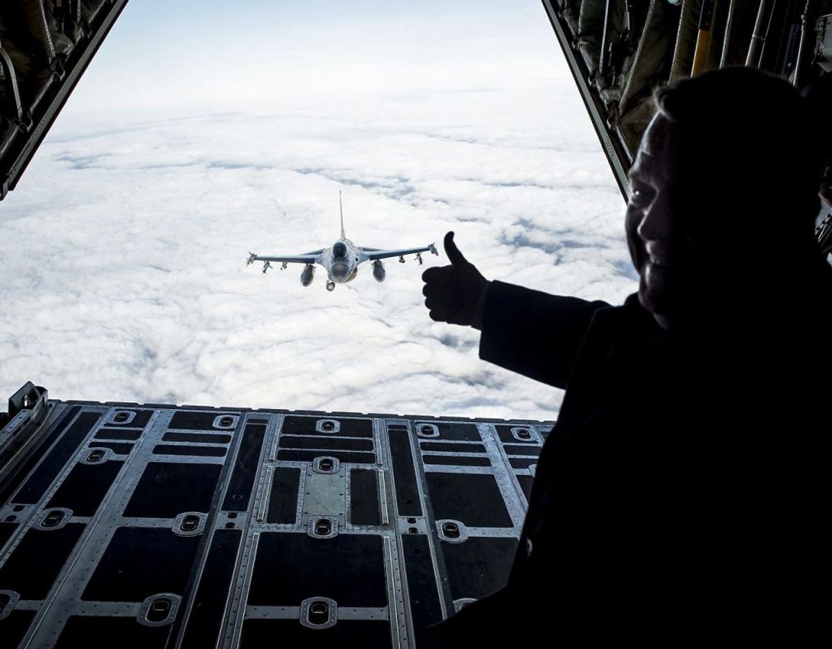 “Til brug for planlægning og gennemførelse af militære operationer forsyner DMI Forsvaret med meteorologiske oplysninger.” Kilde: DMI Foto: Scanpix