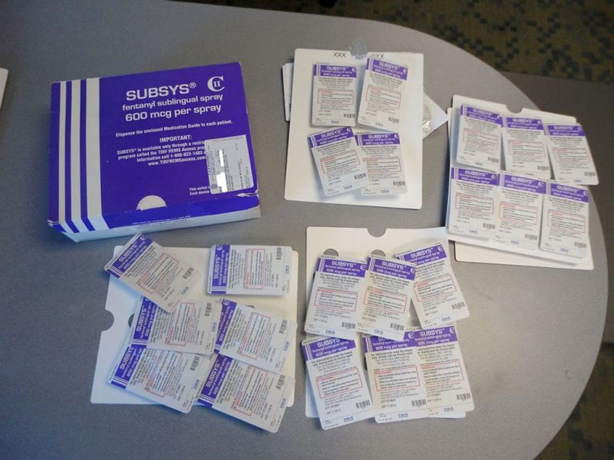 Fentanyl har i en periode været et udbredt problem i USA. Nu gør det dødsensfarlige stof sit indtig i Danmark. Foto: Scanpix
