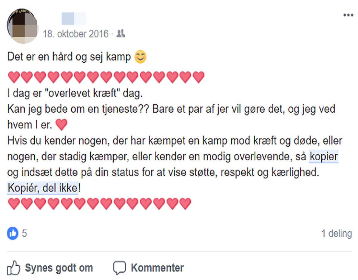 Sådan ser de falske opslag ud. KLIK for flere. Foto: Screenshot.