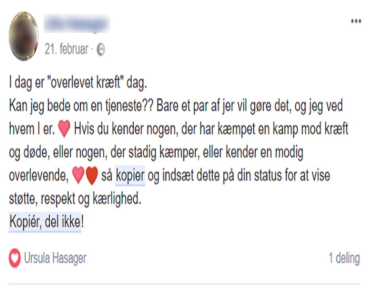 Sådan ser de falske opslag ud. KLIK for flere. Foto: Screenshot.