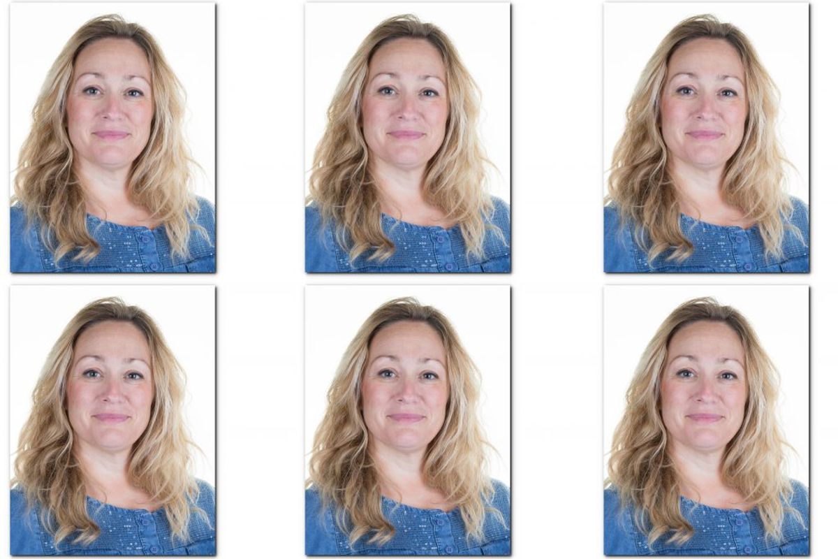 Medbring pasfoto. Foto: Colourbox.