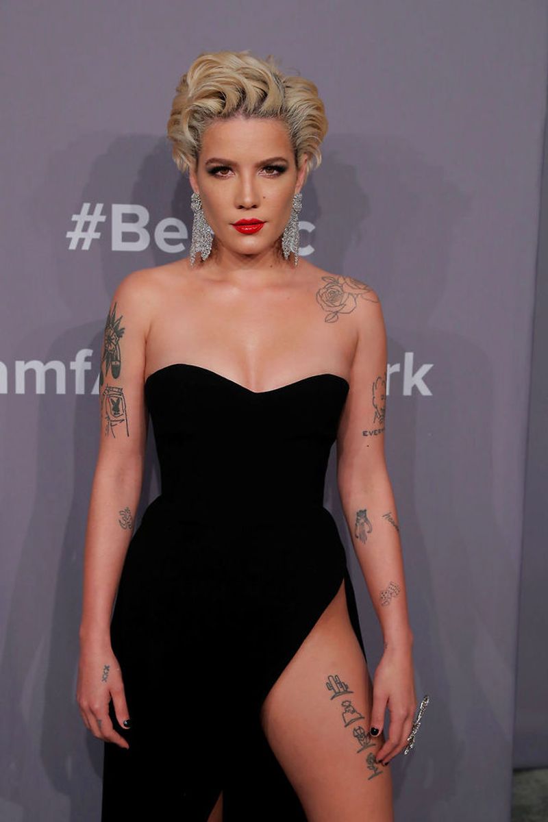 Halsey er en smuk kvinde. Foto: Lucas Jackson/Scanpix.