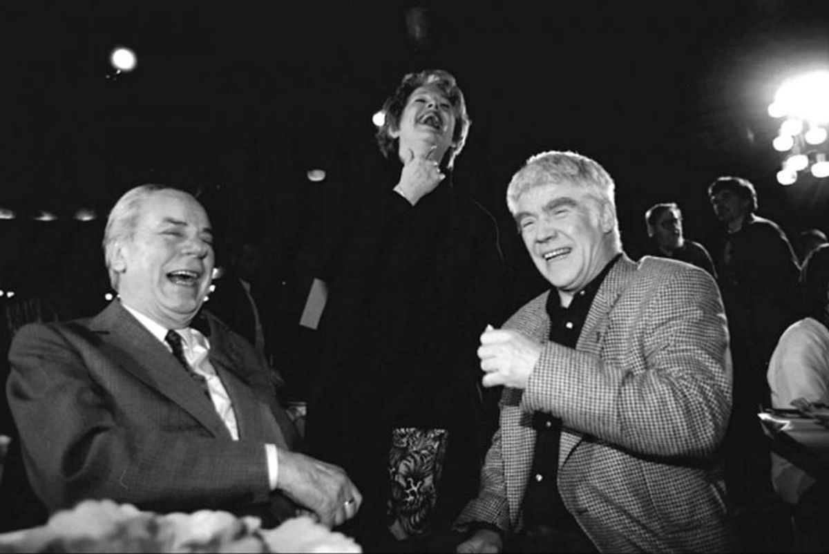 Her ses Ghita Nørby sammen med Ebbe Rode og Ole Ernst på Det Kongelige Teater. Foto: THOMAS SJØRUP/Scanpix (Arkivfoto)