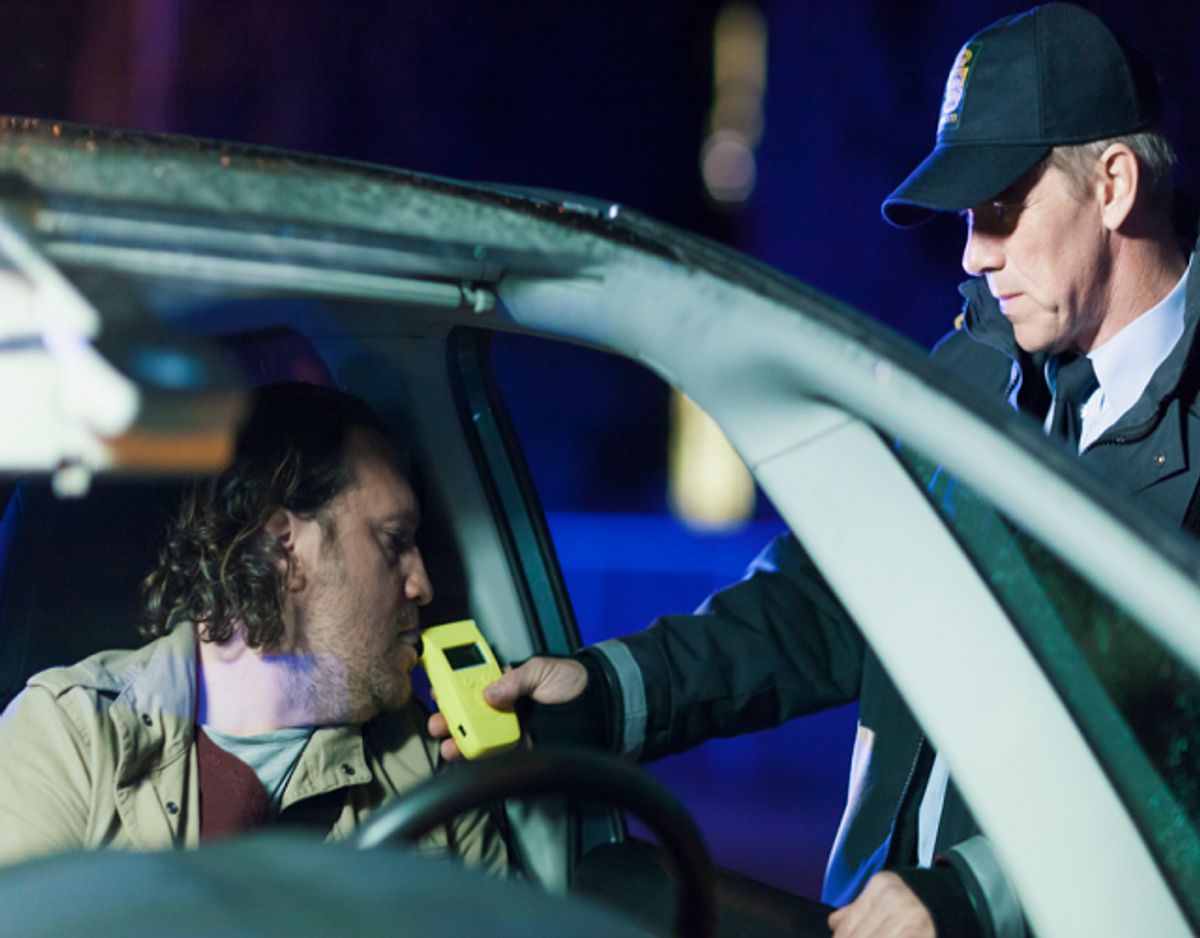 Det svarer til en promille på 0,93 (Grænsen er 0,5). Foto: Rådet for Sikker Trafik.