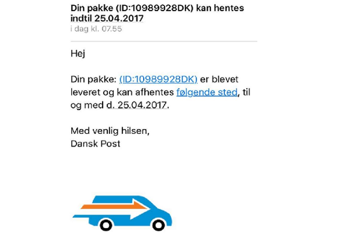 Dette er et eksempel på sidste nye ransomware. KLIK og se flere eksempler, så du undgår ubehagelige oplevelser. Foto: CSIS.
