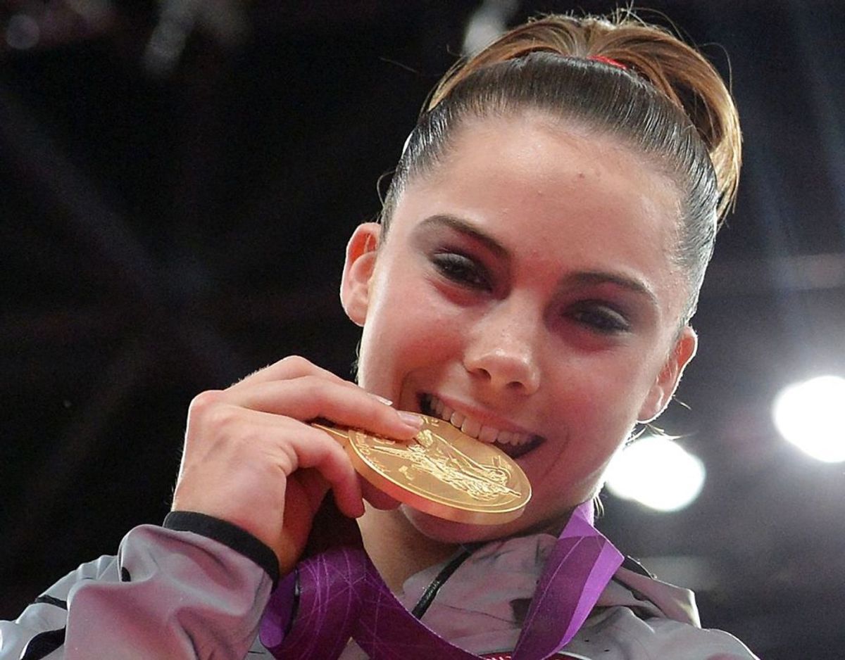 McKayla Maroney, der i 2012 blev kendt over hele verden for at se noget misfornøjet ud over “kun” at vinde en sølvmedalje ved OL i London, er blandt de kvinder, der har anklaget Larry Nassar for at have krænket hende seksuelt. Foto: Ben Stansall/Scanpix.
