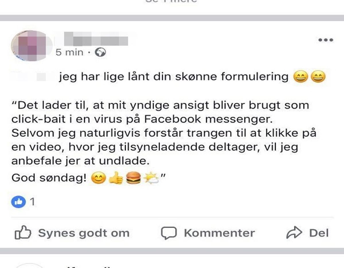 messenger virus svindel