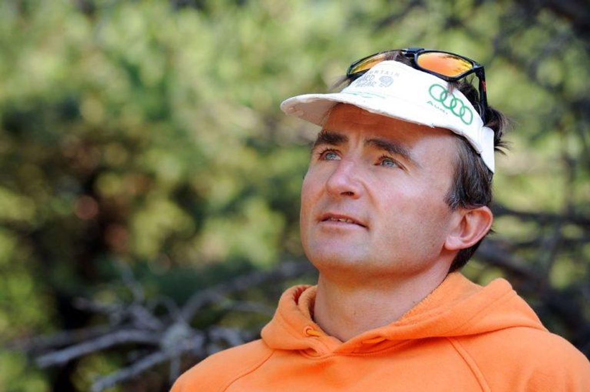 Den berømte bjergbestiger Ueli Steck er blevet fundet død på Mount Everest søndag den 30. april 2017. Han var en pioner inden for bjergbestigning, og han satte flere rekorder.Foto: JEAN-PIERRE CLATOT/Scanpix