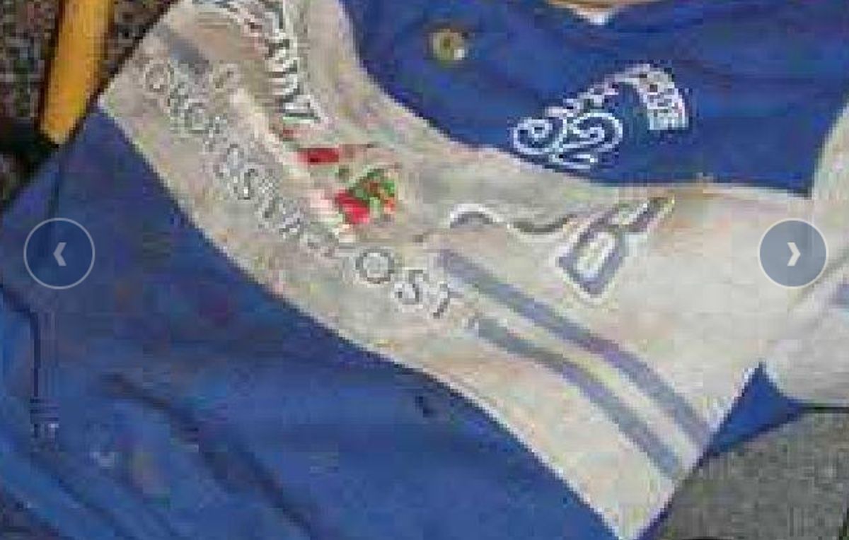 Kan du genkende denne sweatshirt? Foto: Europol.