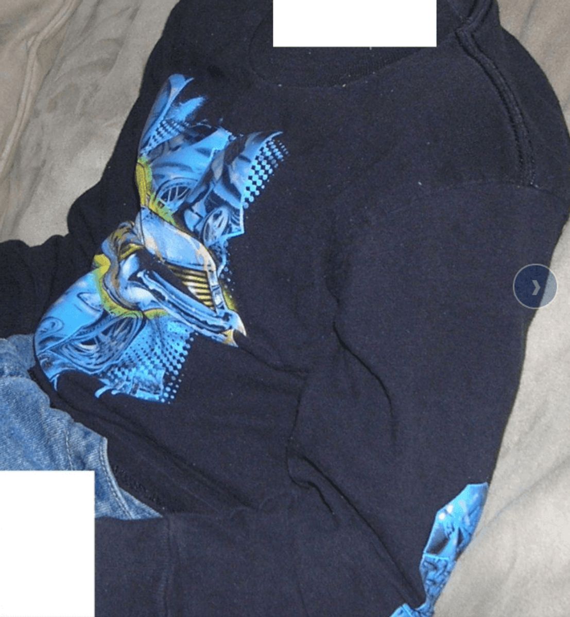 Kan du genkende denne sweatshirt. Foto: Europol.
