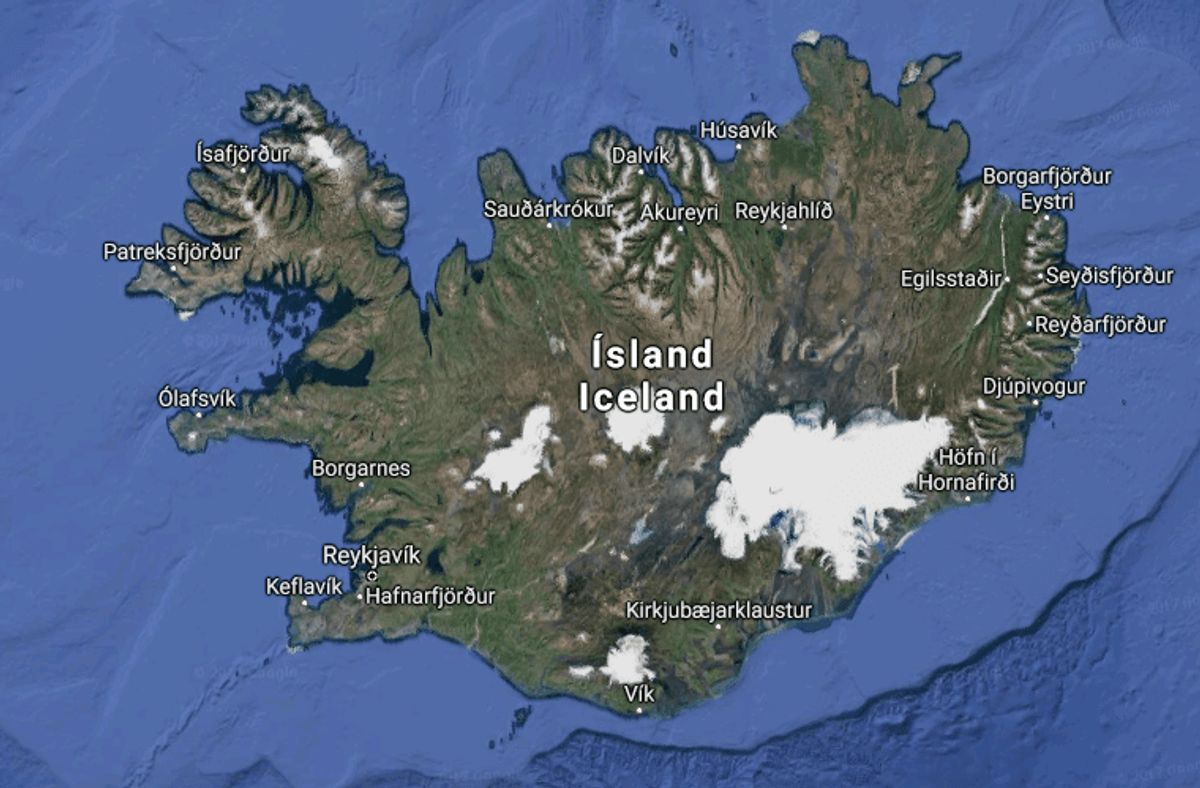 Island. Foto: Google Maps.