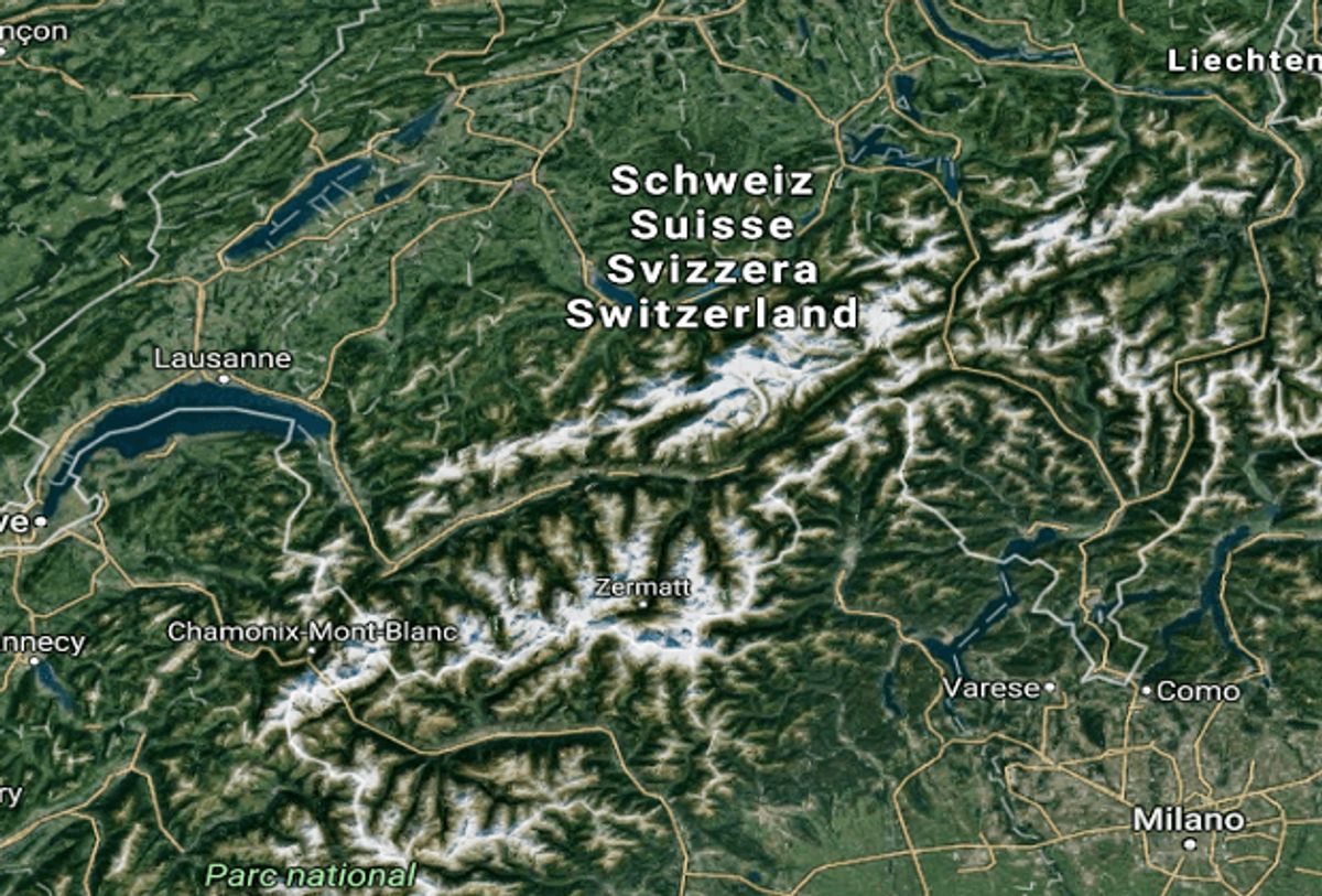 Schweiz. Foto: Google Maps.