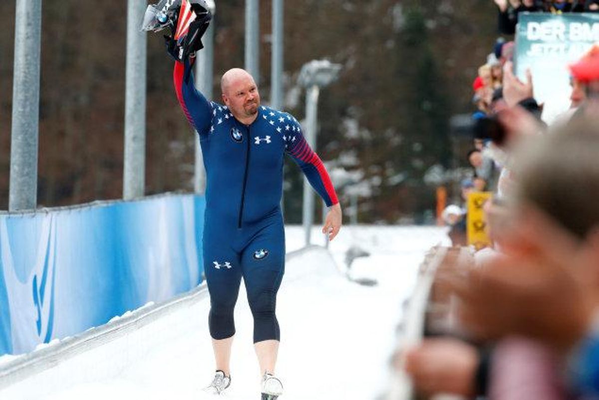 Den olympiske bobslædekører Steven Holcomb blev natten til lørdag (6. maj) fundet død på sit værelse i et olympisk træningscenter i Lake Placid, New York. Foto: Scanpix.