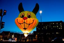 Stort drama: Kaninballon nødlander i midtby