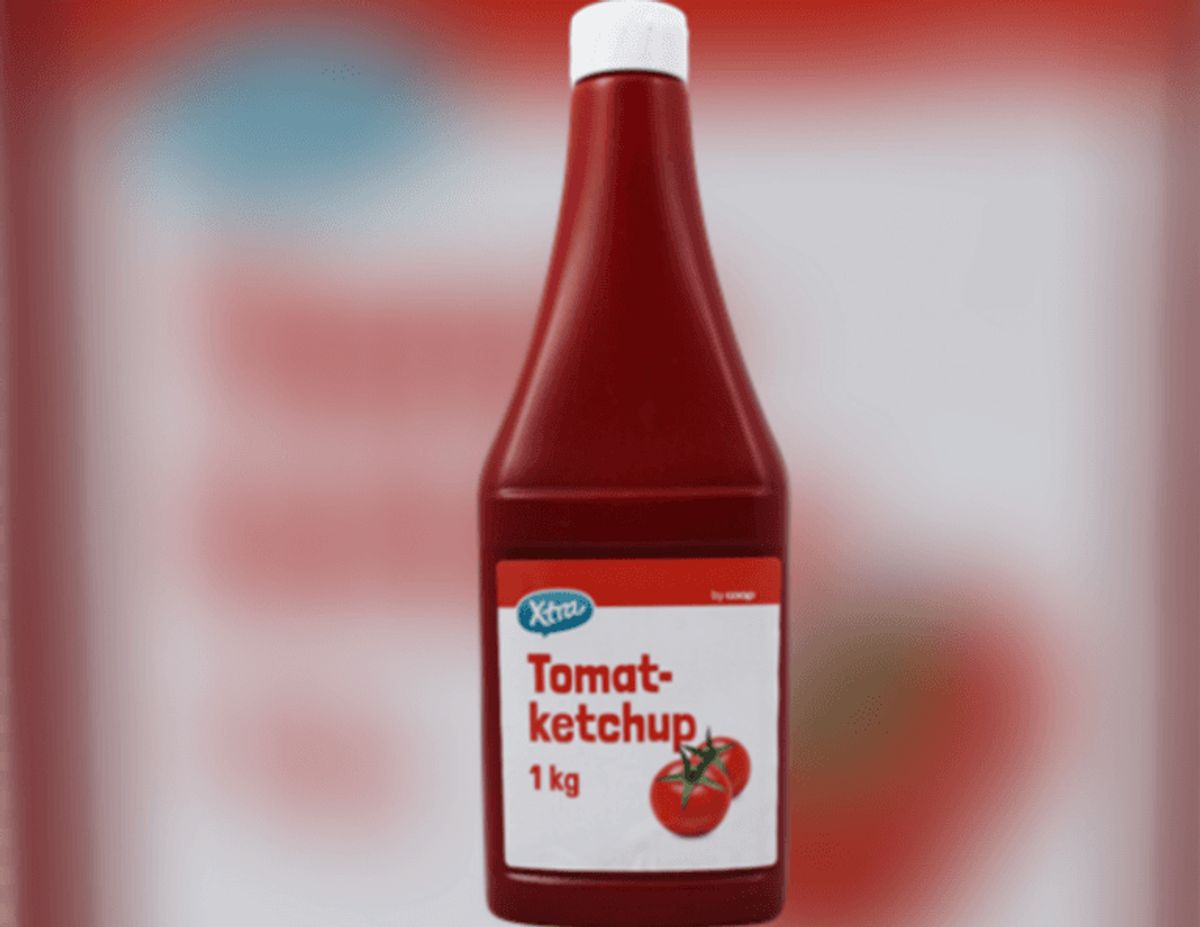 Sådan ser den ene af de to slags ketchup ud. Foto: Coop.