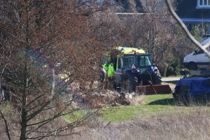 Kvinde kørt på skadestuen efter traktorulykke