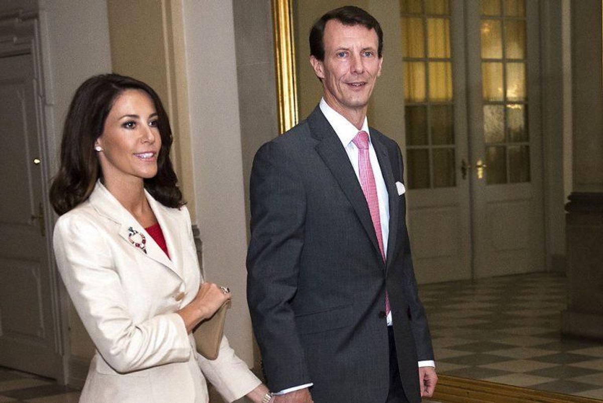 Prinsesse Marie og prins Joachim tager også med til bisættelsen af prins Richard. Foto: Nils Meilvang/Scanpix (Arkivfoto)