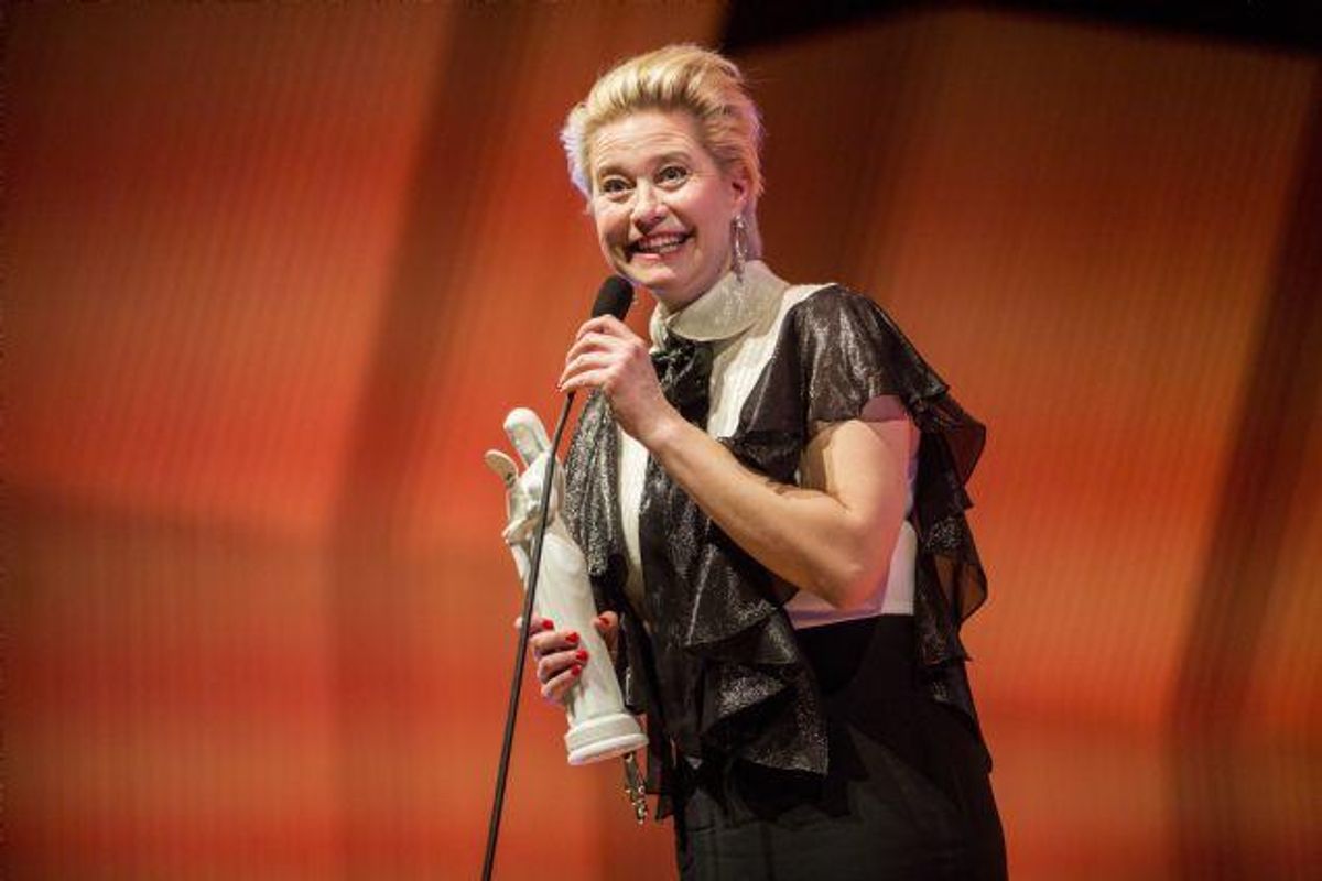 Trine Dyrholm vandt lørdag aften sin sjette Bodilpris. KLIK VIDERE OG SE FLERE BILLEDER. Foto: Nikolai Linares/Scanpix