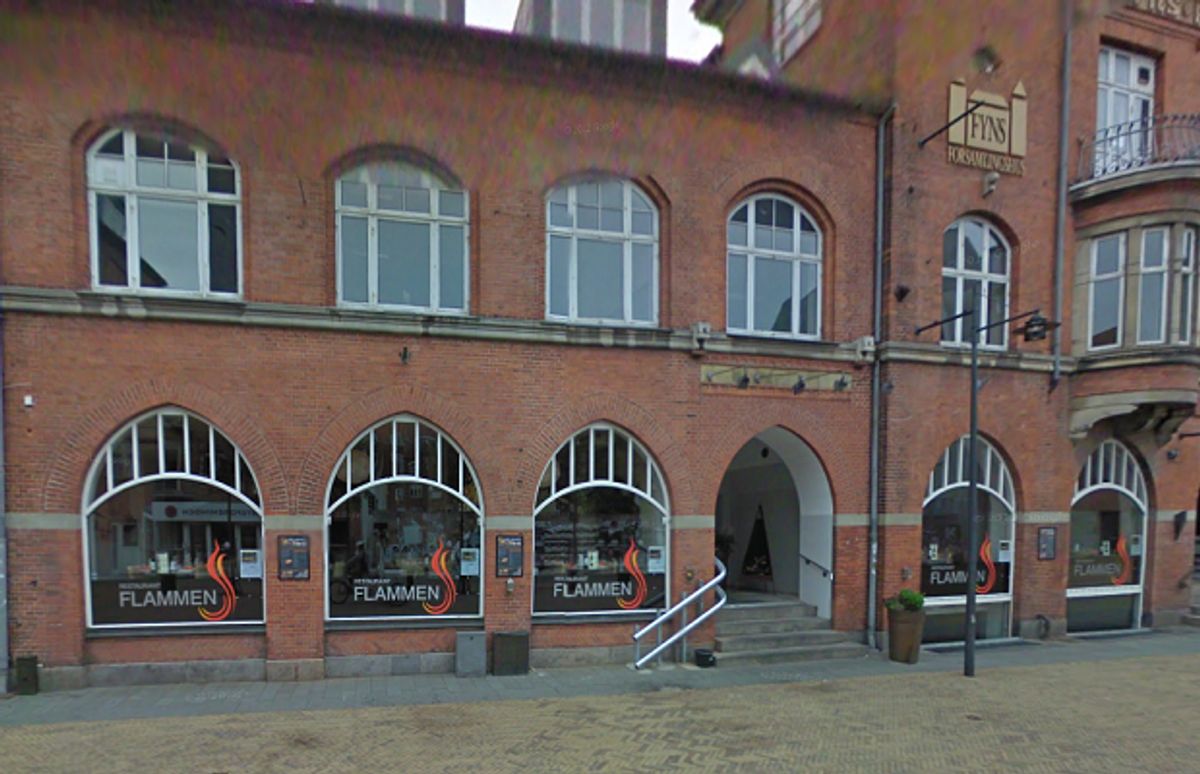 Det var på denne restaurant, hvor 86 personer blev syge 12. januar efter at have spist mad, der ikke var tilstrækkeligt opvarmet. Foto: Google Street View.