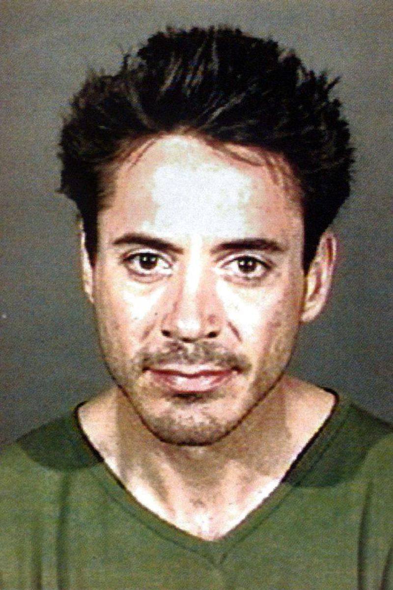 Skuespilleren Robert Downey Jr. var i slutningen af 90’erne og starten af 00’erne ude og inde af fængsel talrige gange grundet stoffer.
Foto: Culver City Politi / SCANPIX