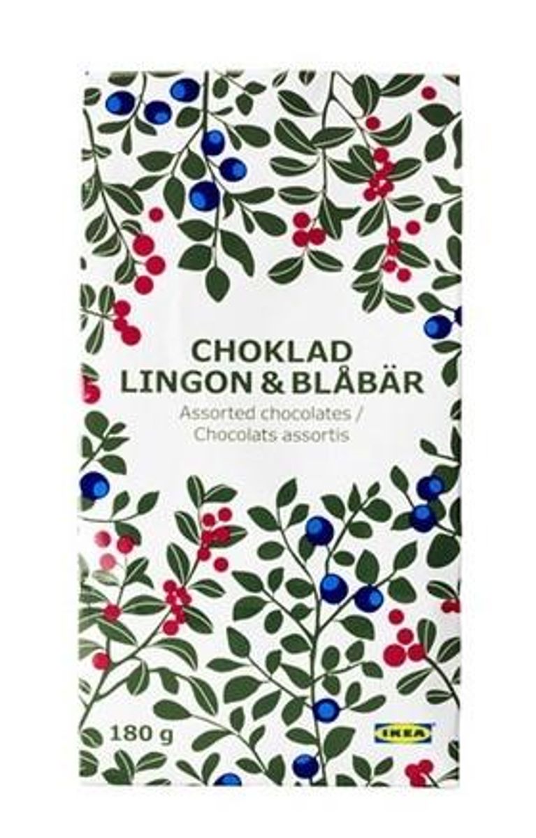 Ikea tilbagekalder denne chokolade. Ikke solgt i Danmark. Foto: Ikea.