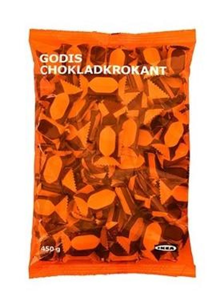 Ikea tilbagekalder denne chokolade. Ikke solgt i Danmark. Foto: Ikea.