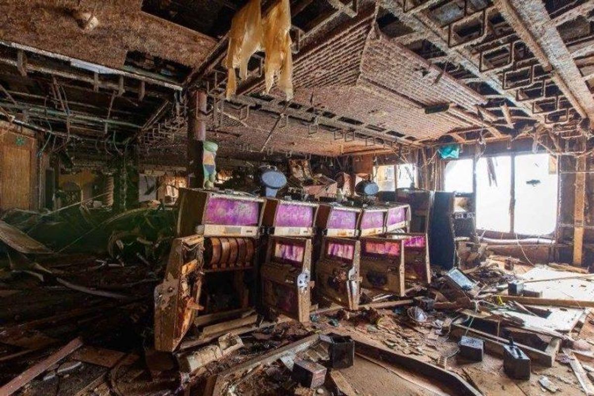 Sådan så Costa Concordia ud efter at have ligget i vandet i flere år. Foto: Hand outs.