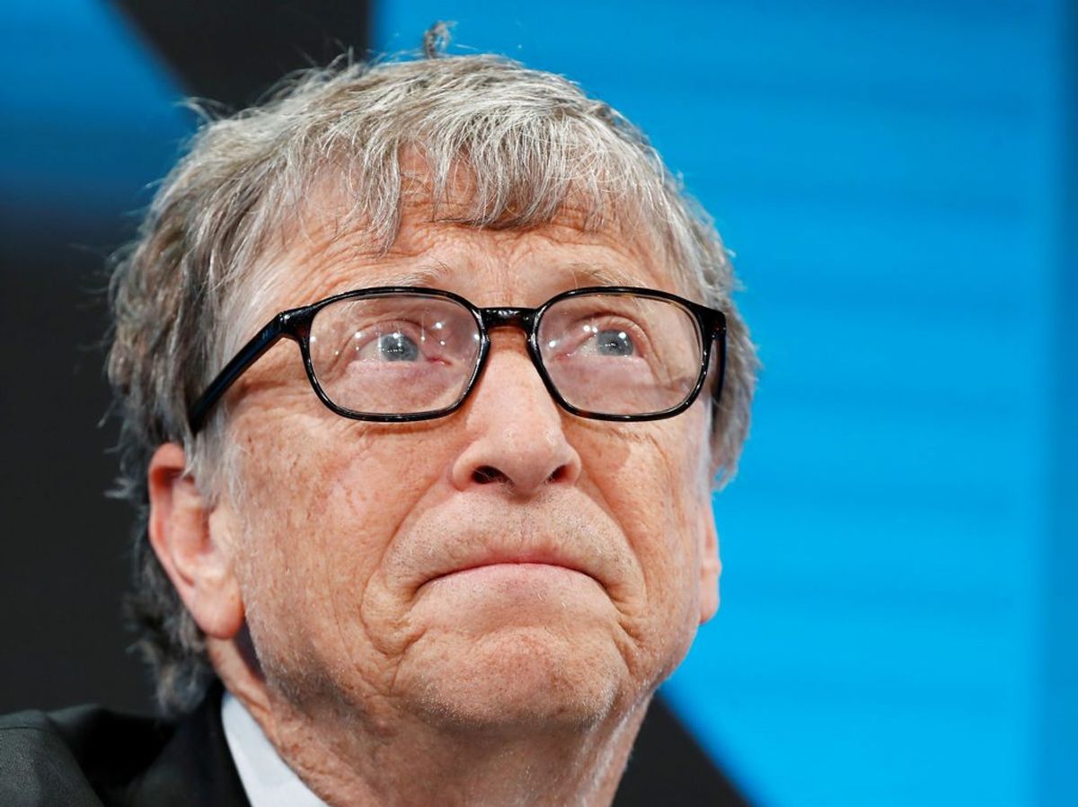 Bill Gates annoncerede skilsmissen på Twitter. Foto: Arnd Wiegmann/Scanpix,