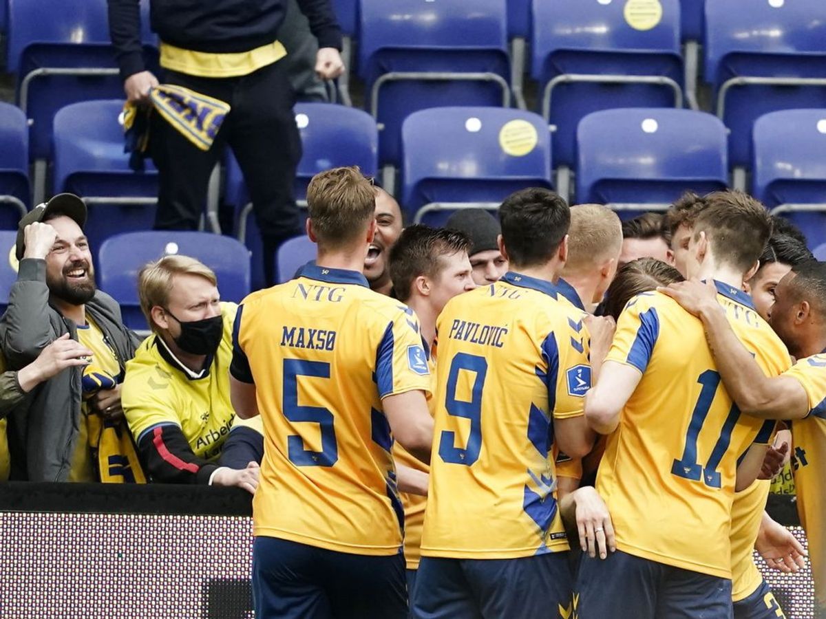 Brøndby vinder 3-1 hjemme over FC Midtjylland i Superligaen. Foto: Scanpix.