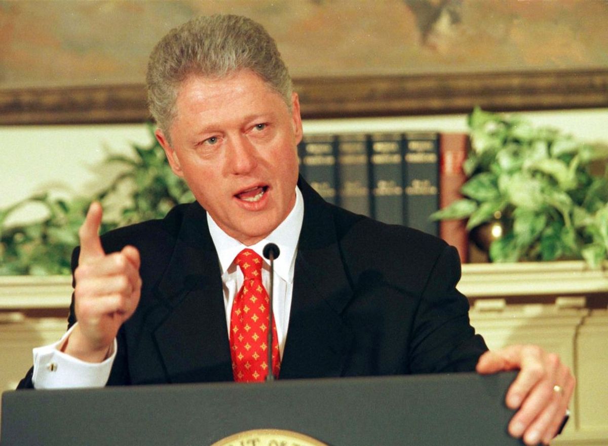 I 90’erne kom det frem, at USAs daværende præsident Bill Clinton frem i en sag om, at han havde været utro med praktikanten Monica Lewinski. Foto: Win McNamee REUTERS/Scanpix
