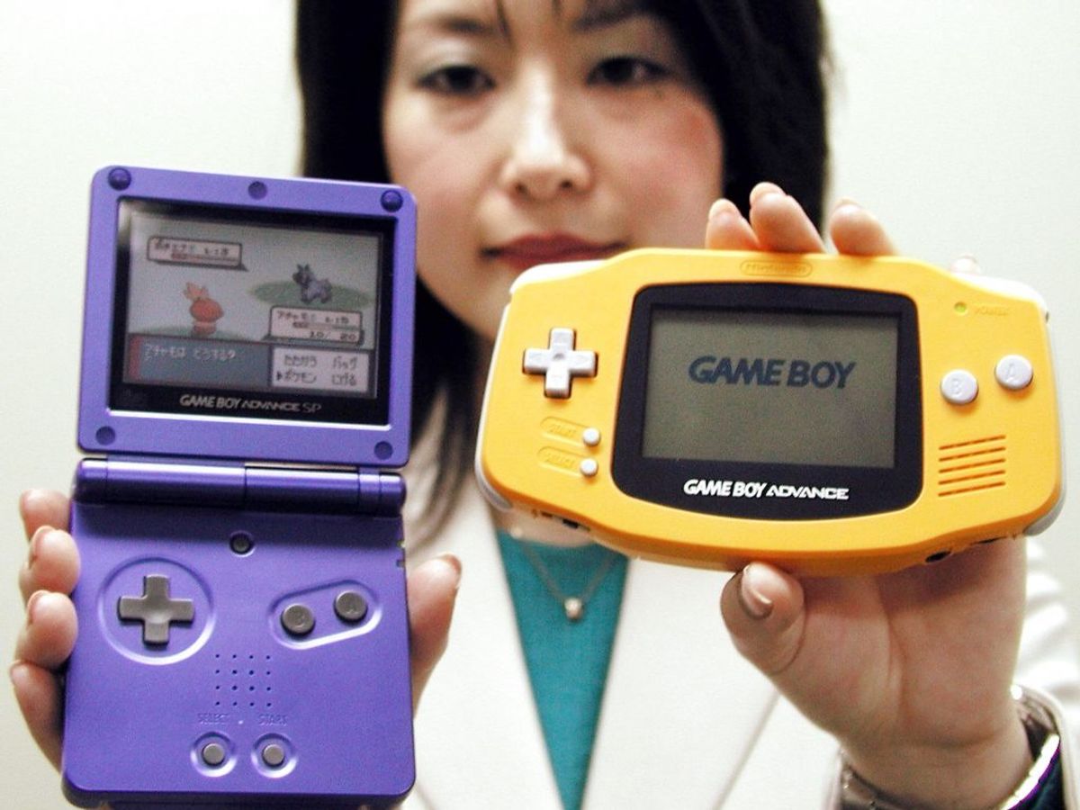 Nintendo var her, der og alle vegne med deres Game Boys. Foto: REUTERS/Keiko Kanai/Scanpix