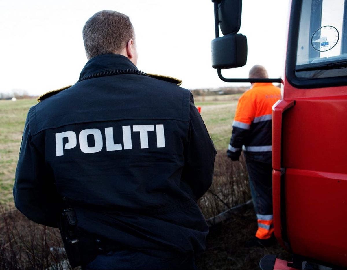 En udenlandsk chauffør fik bøde på hele 318.500 kroner. Foto: Sydøstjyllands Politi