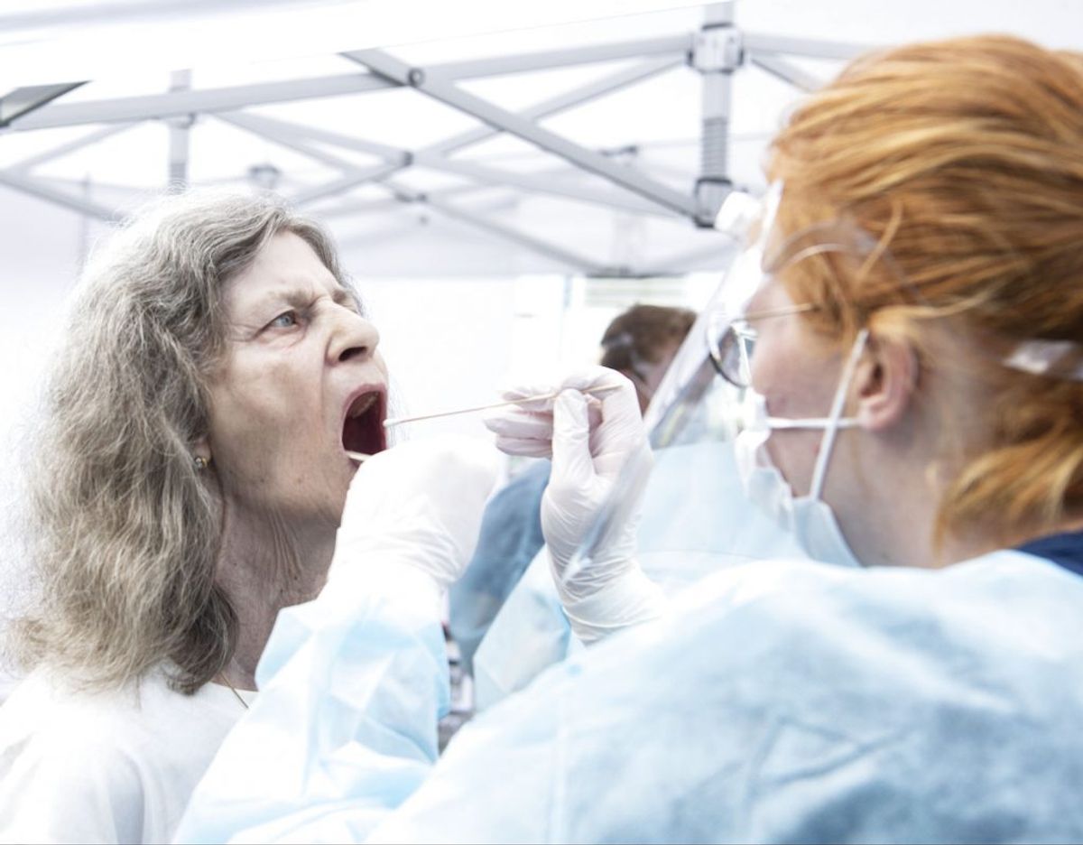 Statens Serum Institut har offentliggjort nye coronatal. (Foto: Helle Arensbak/Ritzau Scanpix)