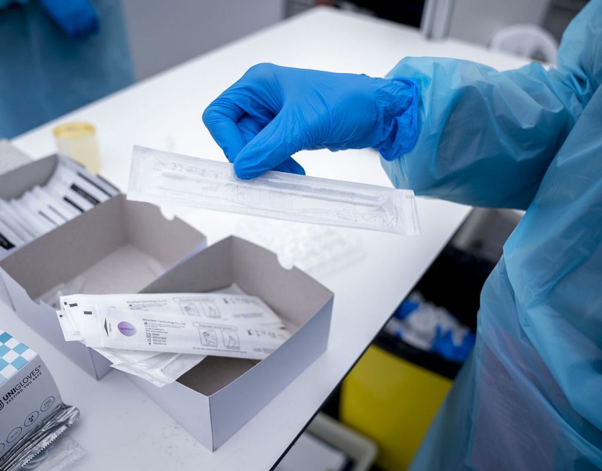 Der er for mange smittede i Hørsholm med coronavirus covid-19. Foto: Liselotte Sabroe/Scanpix