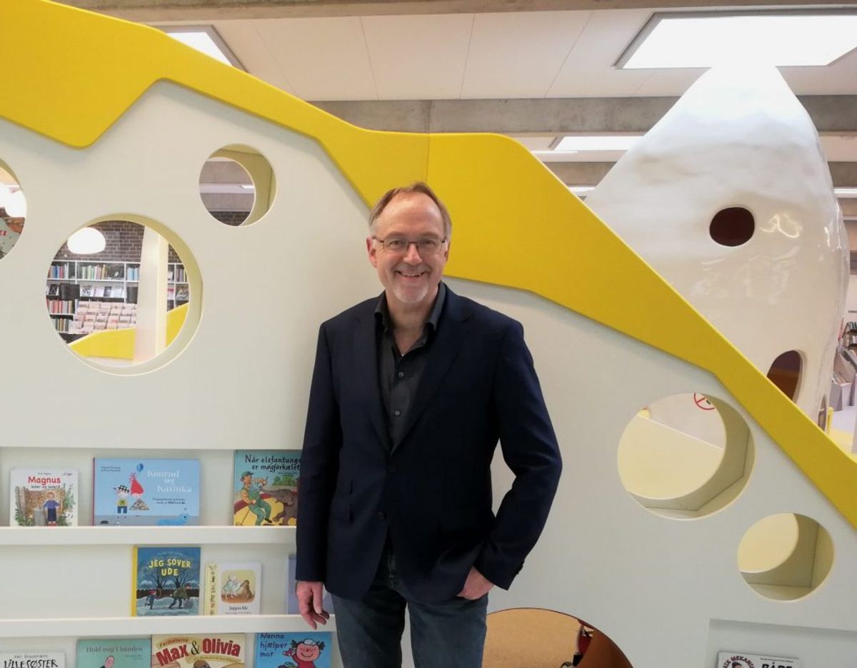 Magion Biblioteket vil have flere økonomiske midler, lyder det fra bibliotekschef Ole Bisbjerg. Han lægger pres på politikerne i Billund Kommune. Pressefoto