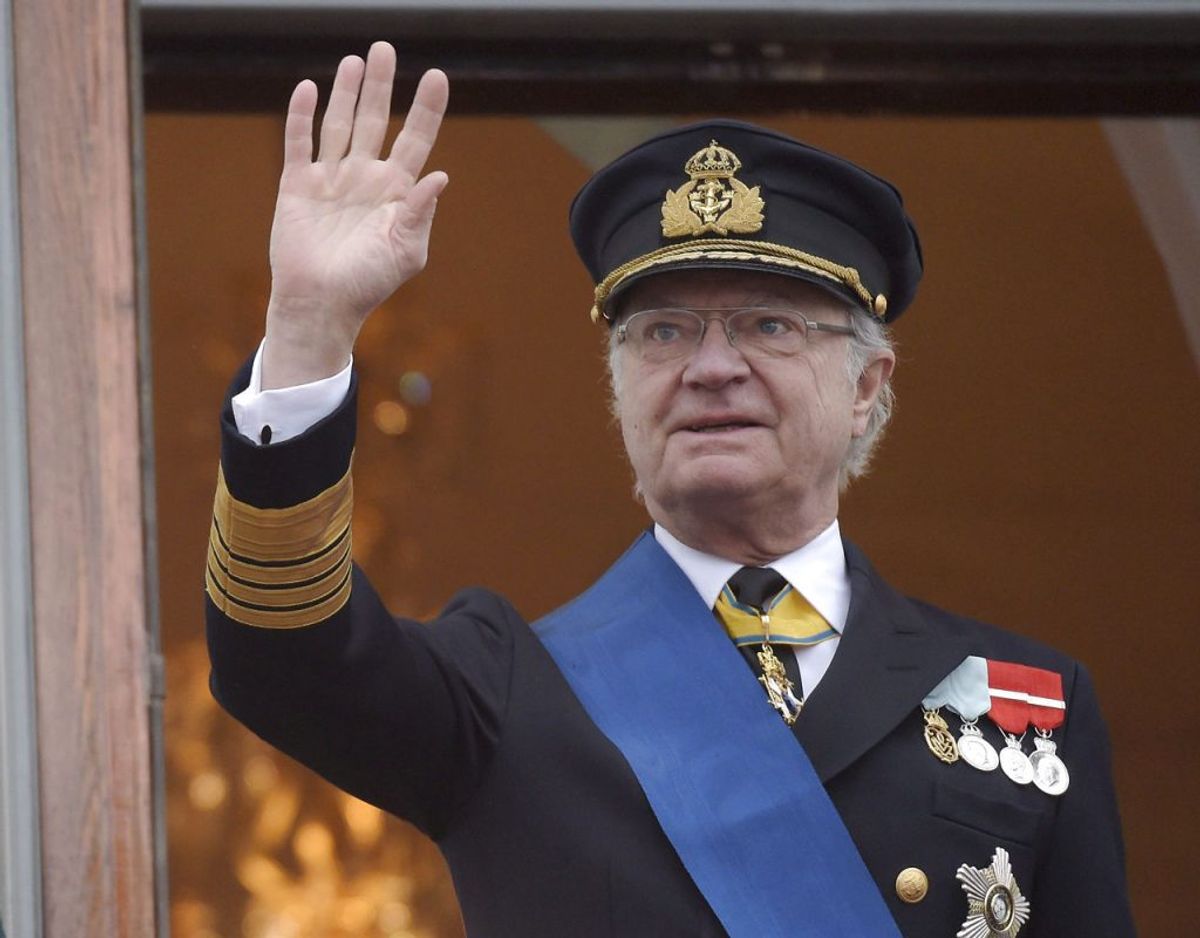Kong Carl Gustaf kan i dag den 30. april fejre 75 års fødselsdag. Foto: Scanpix/REUTERS/Vesa Moilanen/Lehtikuva