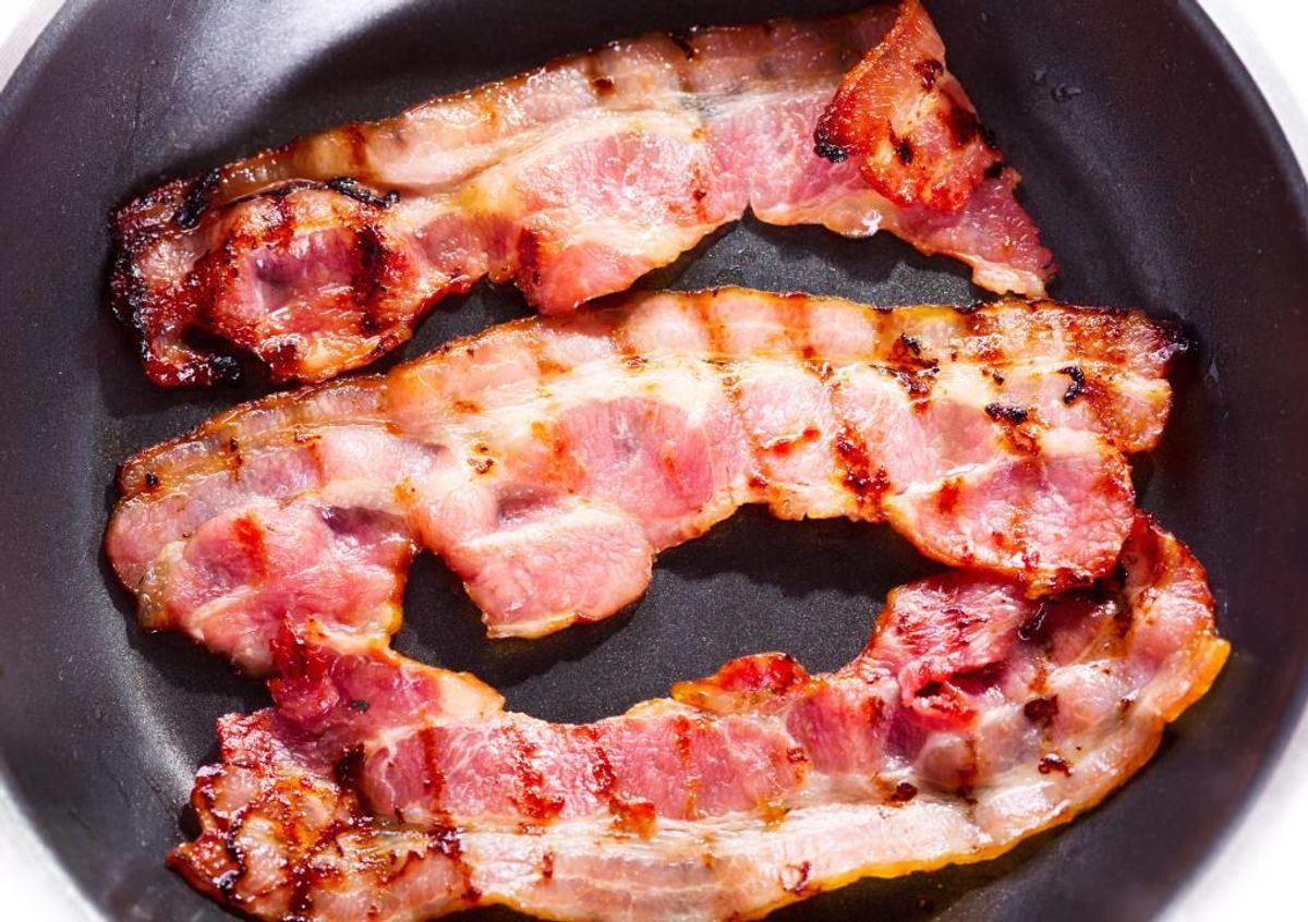 En gennemsnitsdansker nu indtager godt 3,2 kilo bacon om året. Foto: Colourbox.com (Modelfoto)