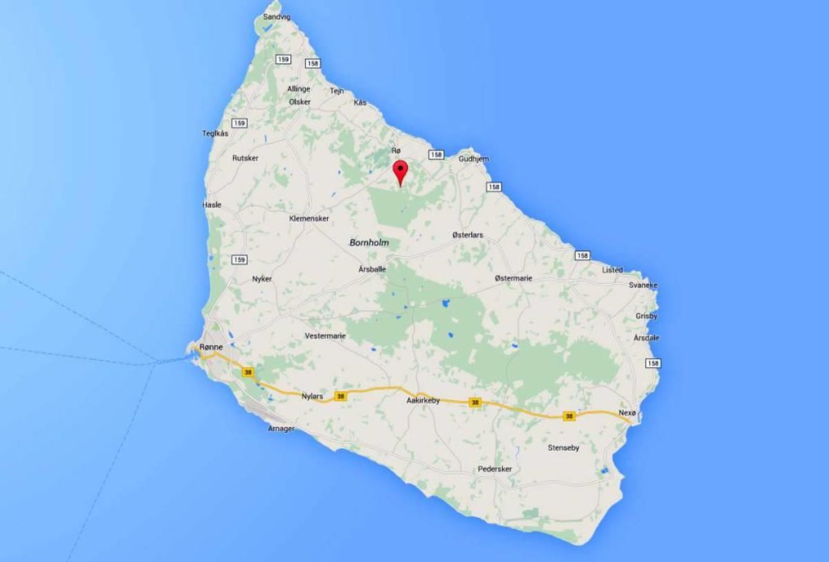 Det var på Puggevej en gårdlænge stod i flammer i nat. Foto: Google Maps.