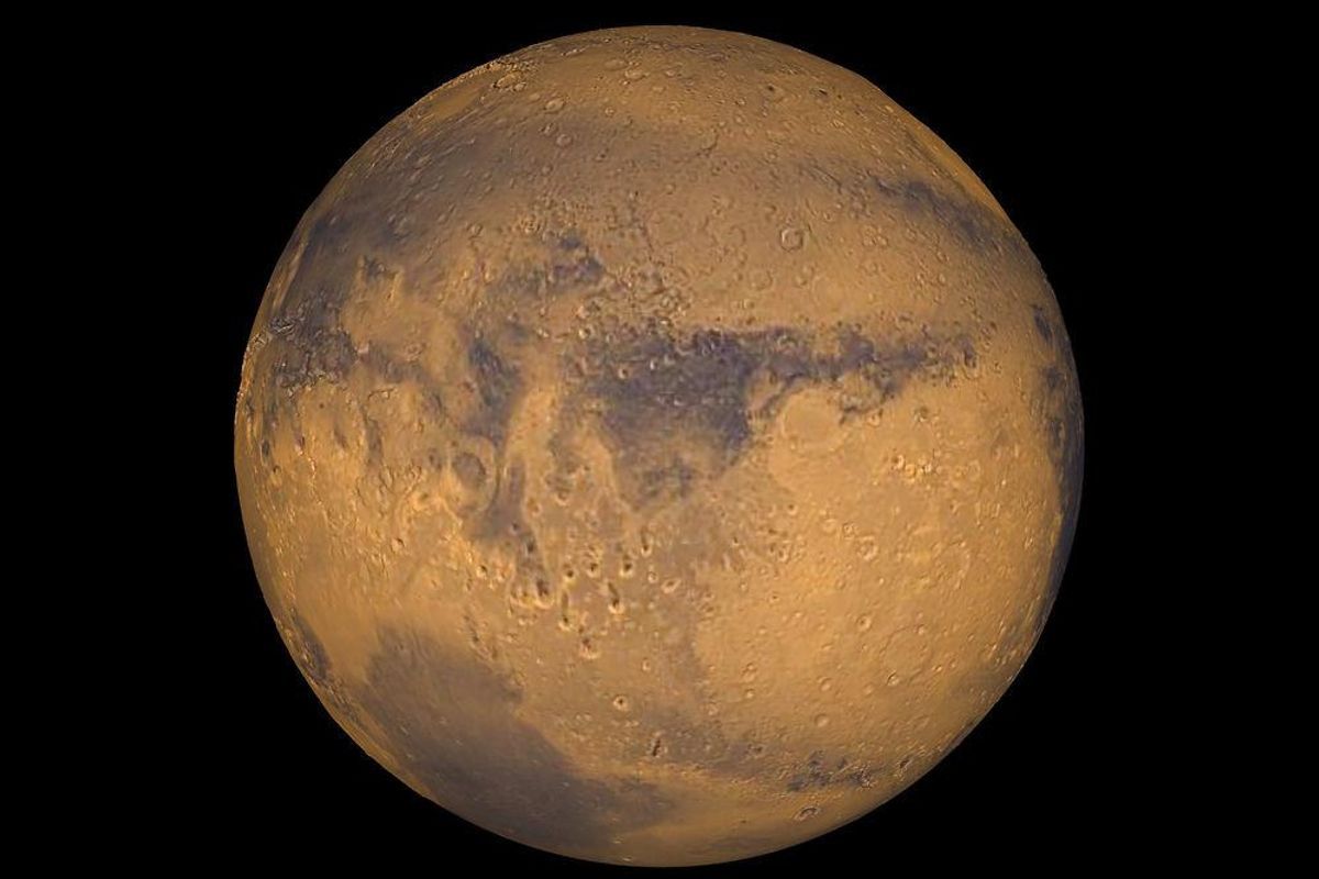 Mars har en gang været særdeles gæstfri. Det viser nye undersøgelser fra NASA. Foto: Scanpix