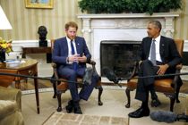 Obama jokede med prins