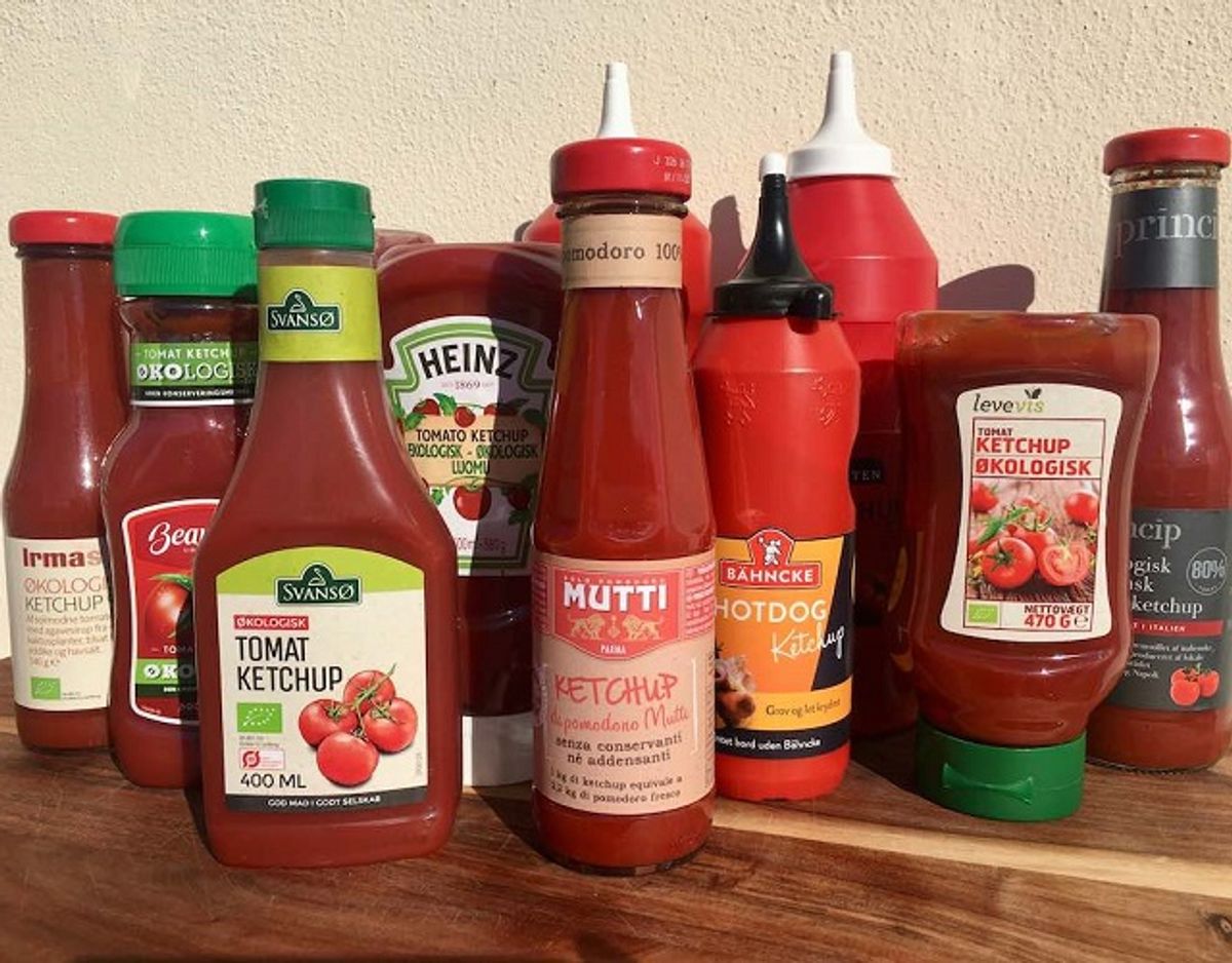 KLIK VIDERE i den store ketchup-test. Se hvor mange stjerner de forskellige får – og læs hvorfor. Er du også vild med vinderen? Foto: Madensverden.dk.