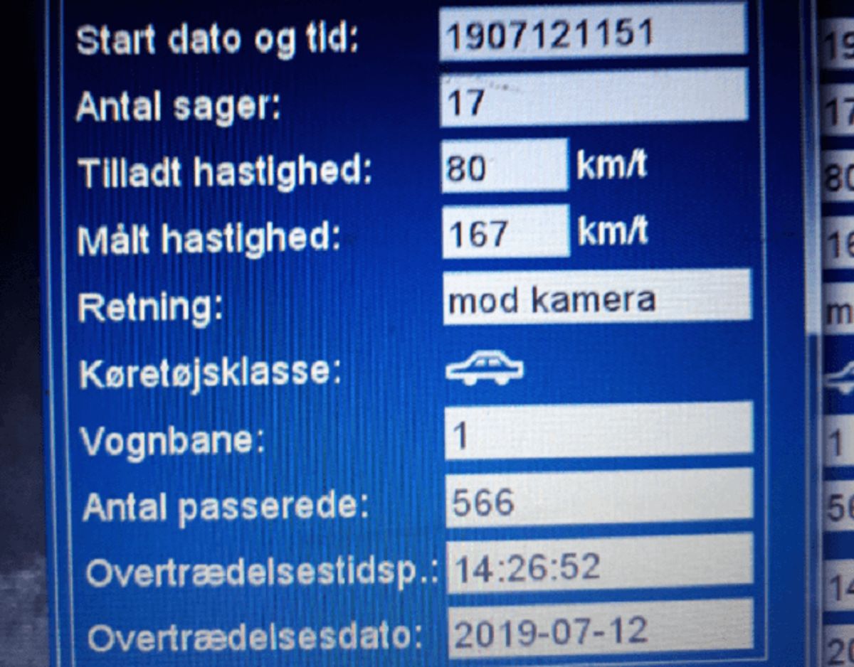 Sådan ser det ud, når man mister kørekortet. KLIK for mere info. Foto: Syd- og Sønderjyllands Politi.