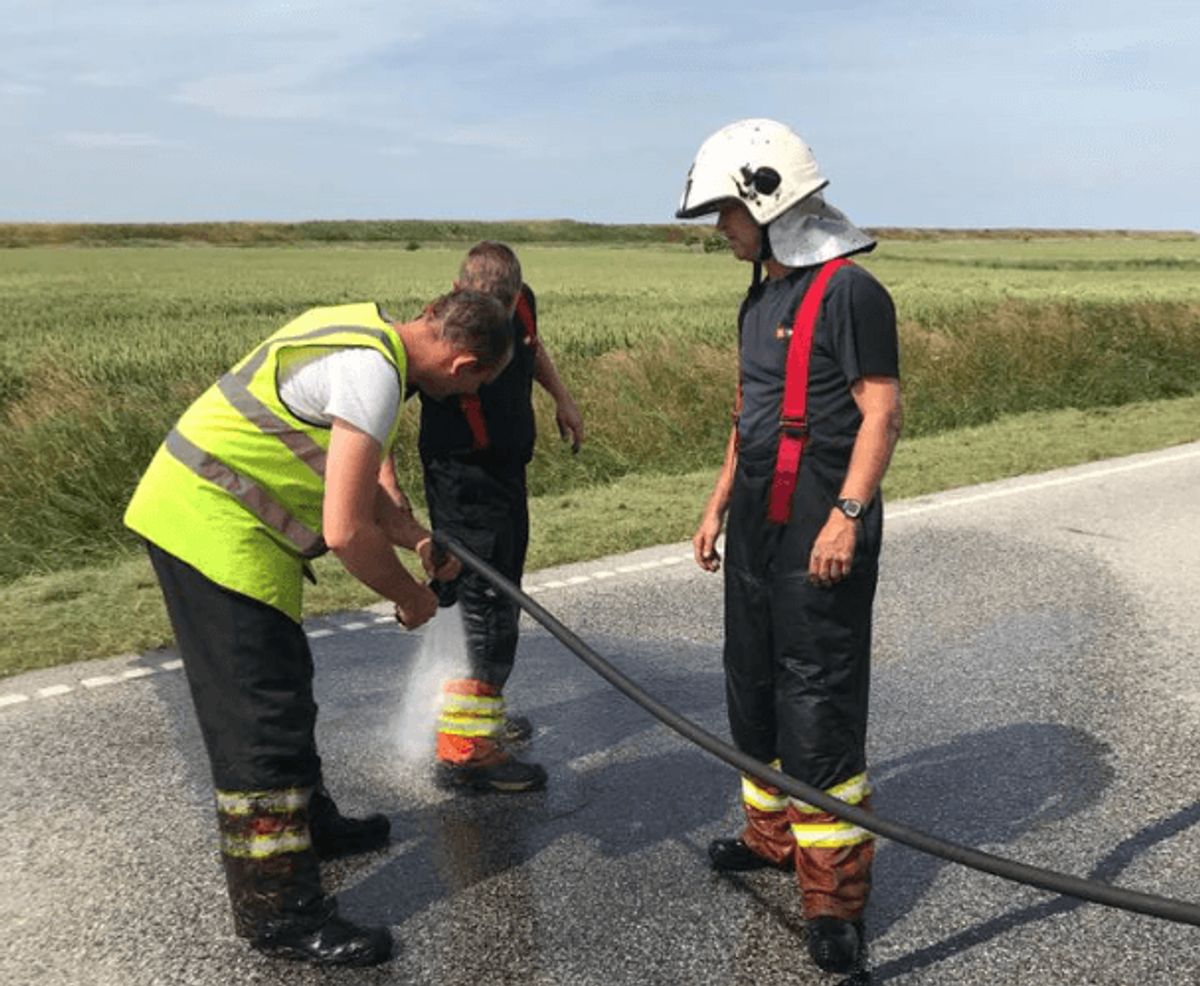 Brand & Redning Sønderjylland har lagt disse billeder op af aktionen. KLIK for flere billeder. Foto: Brand & Redning Sønderjylland.