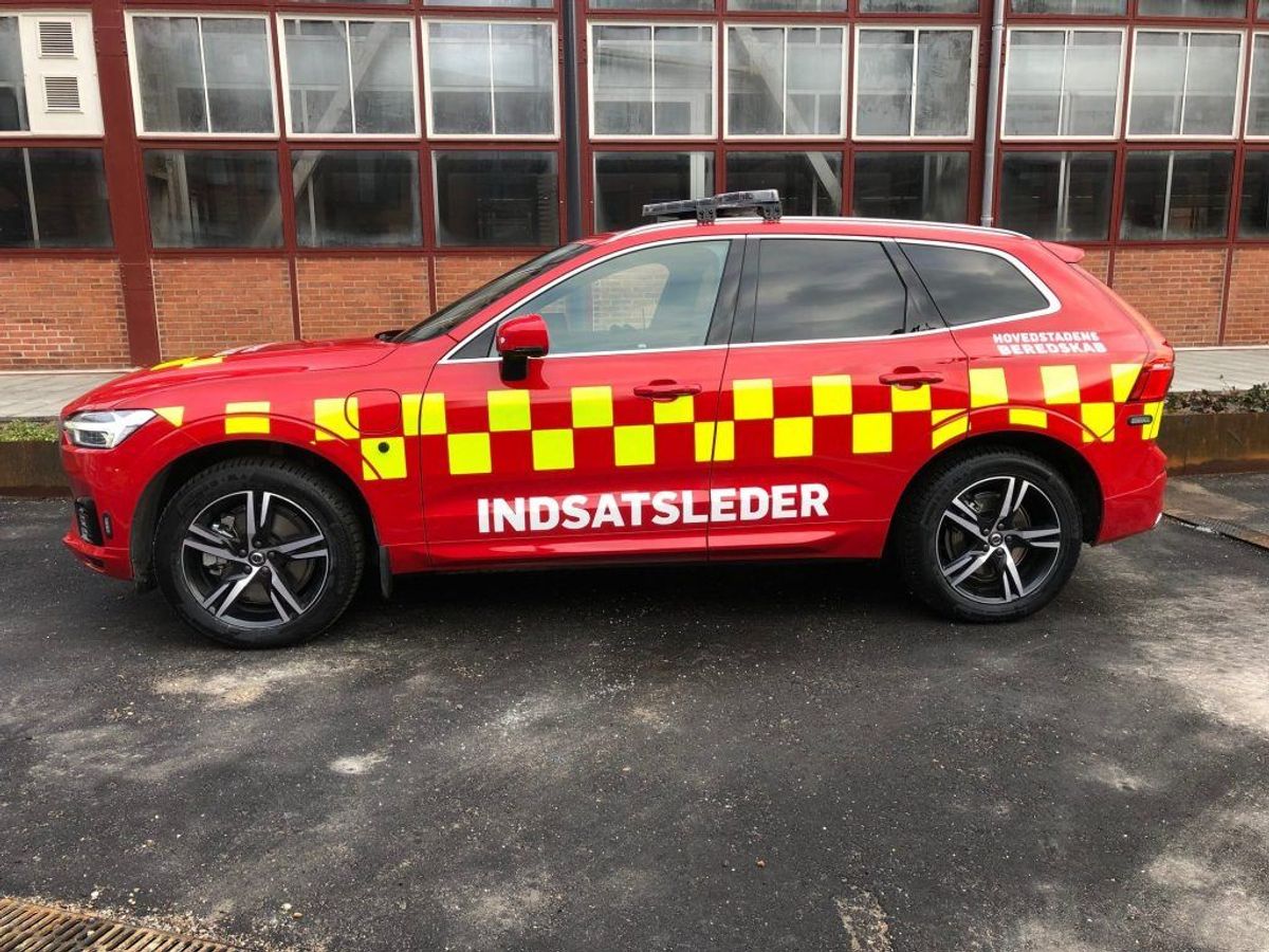 Der er to nye indsatslederbiler på vejene. Sådan ser de ud. KLIK for flere billeder. Foto: Hovedstadens Beredskab.